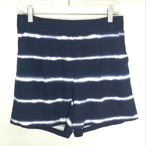 Laundry by Shelli Segal Navy Tie Dye Stripe Shorts XS